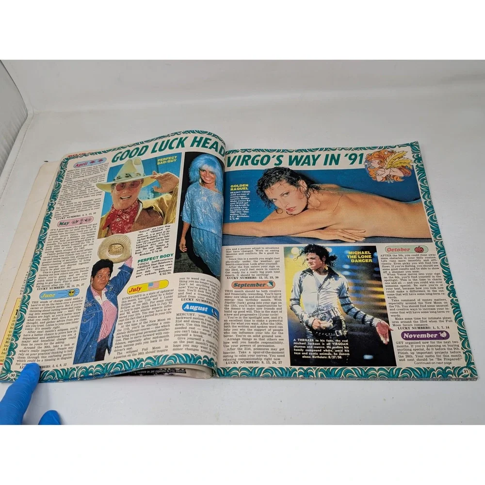 National Enquirer 1991 Michael Jackson Oprah Winfrey Dolly Parton‎ Cher VTG 90s